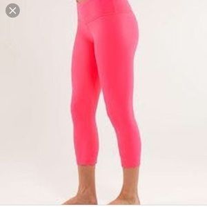 Hot Pink Lululemon Leggings
